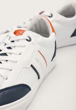 Tenis Lifestyle Blanco-Azul-Naranja Royal County of Berkshire Polo Club