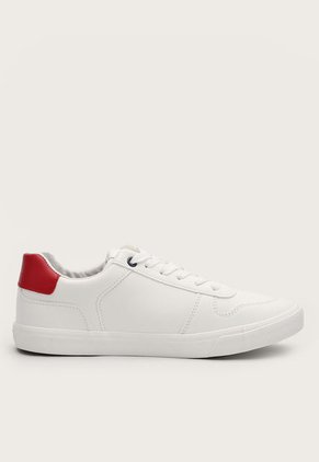 Tenis Lifestyle Blanco-Rojo-Azul Navy Royal County of Berkshire Polo Club