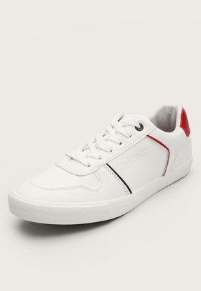 Tenis Lifestyle Blanco-Rojo-Azul Navy Royal County of Berkshire Polo Club