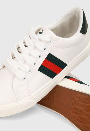 Tenis Blanco-Rojo-Verde Royal County of Berkshire Polo Club