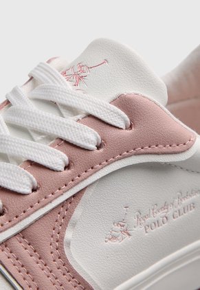 Tenis Lifestyle Blanco-Palo Rosa Royal County of Berkshire Polo Club