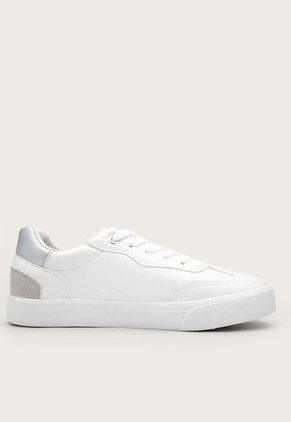 Tenis Lifestyle Blanco-Plateado-Gris Royal County of Berkshire Polo Club
