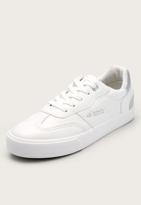 Tenis Lifestyle Blanco-Plateado-Gris Royal County of Berkshire Polo Club