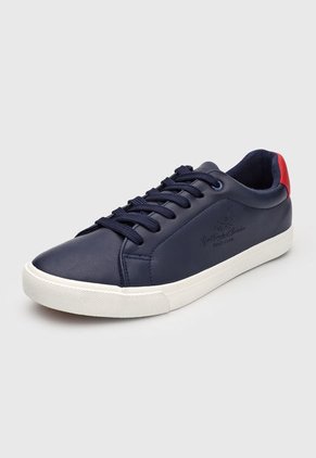 Tenis Lifestyle Azul Navy-Blanco-Rojo Royal County of Berkshire Polo Club