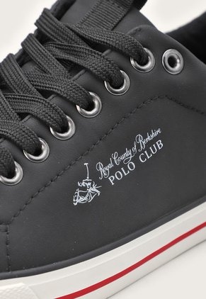 Tenis Lifestyle Negro-Marfil-Rojo Royal County of Berkshire Polo Club