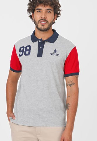 Royal County Of Berkshire Club - Camiseta Polo Gris-Roj | Knasta Colombia
