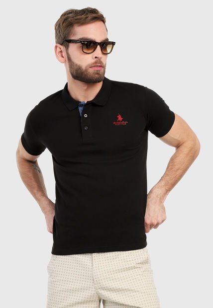 Polo Negro-Rojo Royal County of Berkshire Polo Club