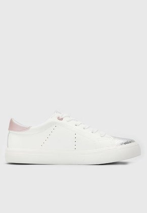 Tenis Lifestyle Blanco-Plateado-Rosa Royal County of Berkshire Polo Club