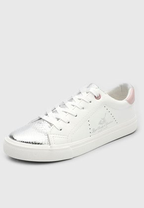 Tenis Lifestyle Blanco-Plateado-Rosa Royal County of Berkshire Polo Club
