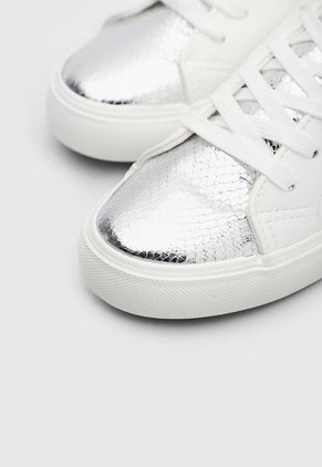 Tenis Lifestyle Blanco-Plateado-Rosa Royal County of Berkshire Polo Club