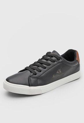 Tenis Lifestyle Negro-Blanco-Café Royal County of Berkshire Polo Club