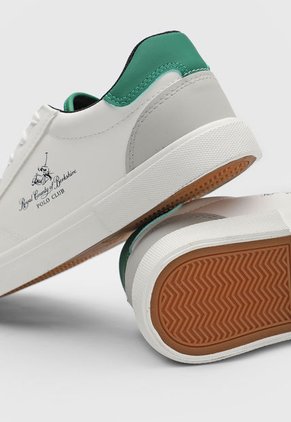 Tenis Lifestyle Blanco-Verde-Gris Royal County of Berkshire Polo Club