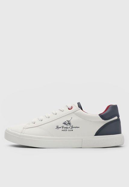 Tenis Lifestyle Blanco-Azul-Rojo Royal County of Berkshire Polo Club