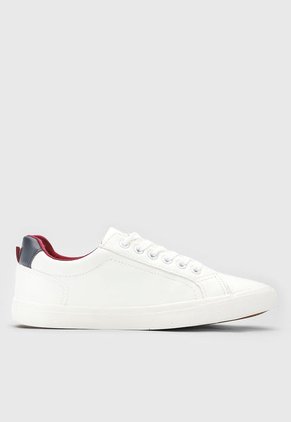 Tenis Lifestyle Blanco-Vino Tinto-Azul Navy Royal County of Berkshire Polo Club