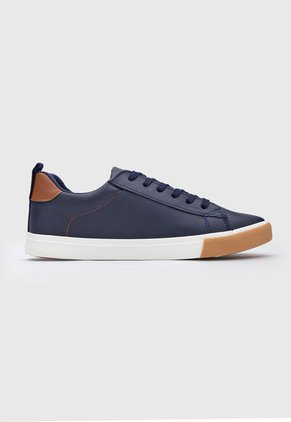 Tenis Lifestyle Azul Navy-Café-Blanco Royal County of Berkshire Polo Club