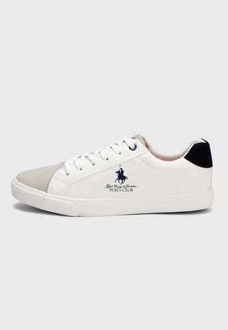 Royal County Of Berkshire Polo Club Tenis Blanco Azul Gris