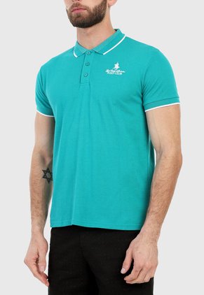 Polo Azul Turquesa-Blanco Royal County of Berkshire Polo Club