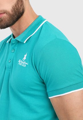 Polo Azul Turquesa-Blanco Royal County of Berkshire Polo Club