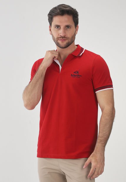 Polo Rojo-Blanco-Azul Royal County Of Berkshire Polo Club