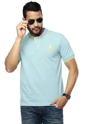 Camiseta Polo Azul Cian Royal County Of Berkshire Polo Club