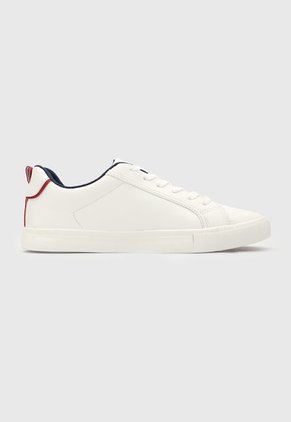 Tenis Lifestyle Blanco-Vinotinto-Azul Royal County of Berkshire Polo Club