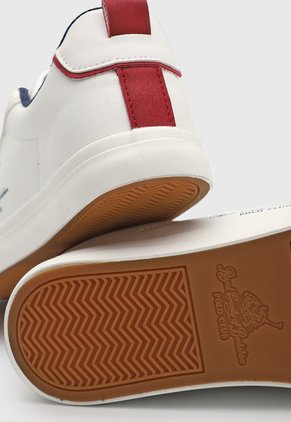 Tenis Lifestyle Blanco-Vinotinto-Azul Royal County of Berkshire Polo Club