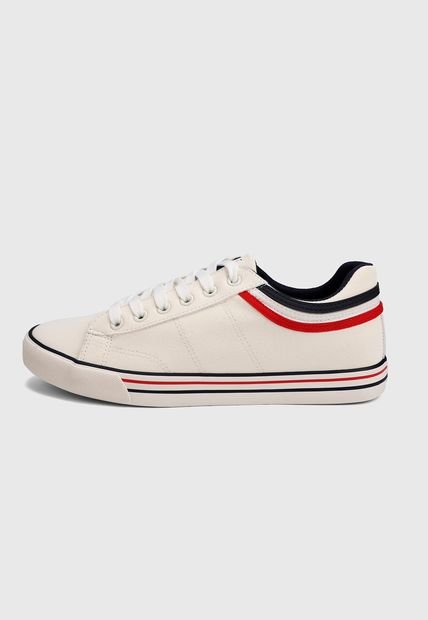 Tenis Blanco Hueso-Azul-Rojo Royal County of Berkshire Polo Club