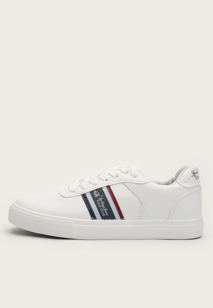 Tenis Lifestyle Blanco-Azul Navy-Rojo Royal County of Berkshire Polo Club