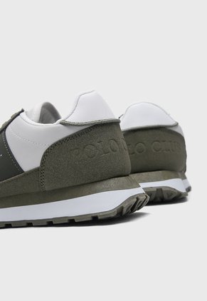 Tenis Lifestyle Verde Oliva-Gris Claro-Blanco Royal County of Berkshire Polo Club