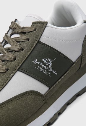 Tenis Lifestyle Verde Oliva-Gris Claro-Blanco Royal County of Berkshire Polo Club