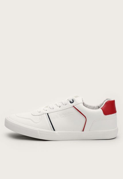 Tenis Lifestyle Blanco-Rojo-Azul Navy Royal County of Berkshire Polo Club