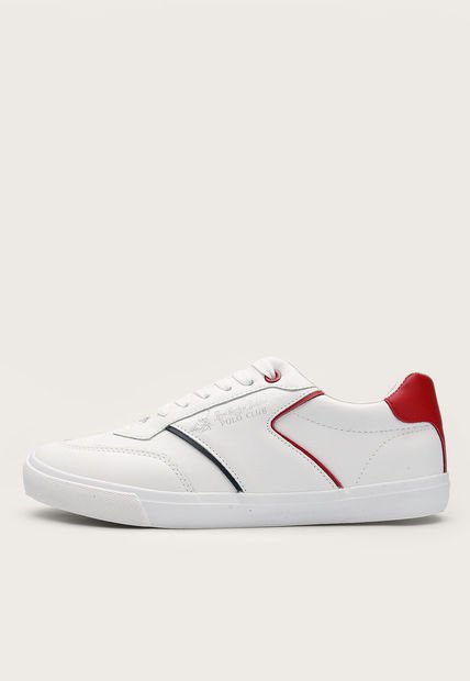 Tenis Lifestyle Blanco-Rojo-Azul Navy Royal County of Berkshire Polo Club