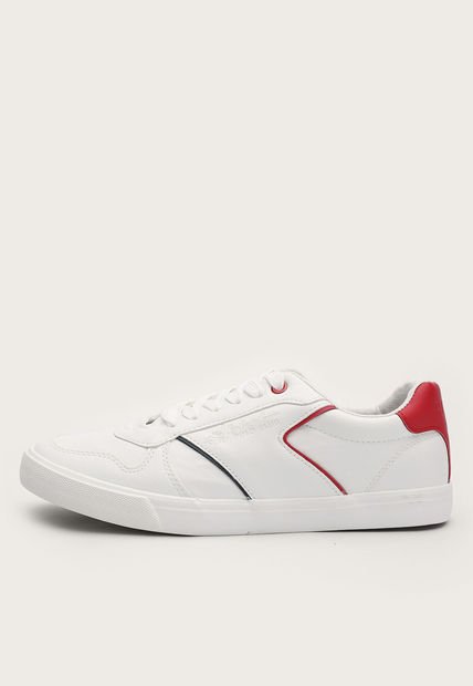 Tenis Lifestyle Blanco-Rojo-Azul Royal County of Berkshire Polo Club