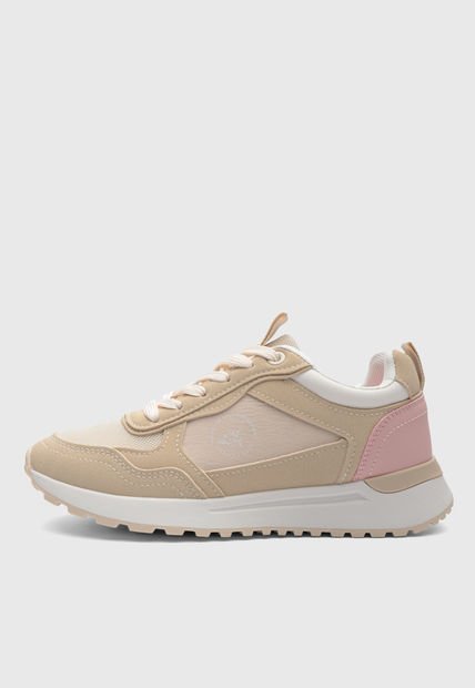 Tenis Lifestyle Beige-Blanco-Rosa Royal County of Berkshire Polo Club