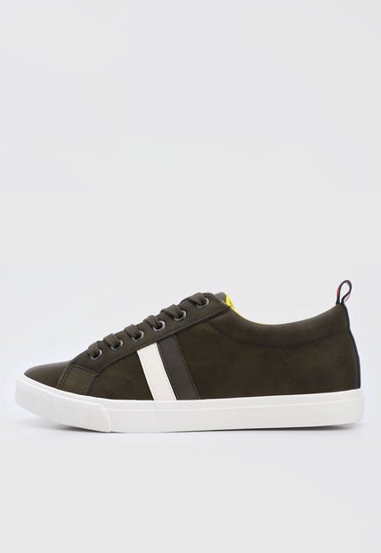 Tenis Lifestyle Verde Oliva-Blanco-Amarillo Neón Royal County of Berkshire Polo Club