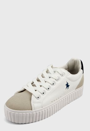 Tenis Blanco-Gris-Azul Royal County of Berkshire Polo Club