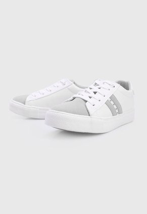 Tenis Lifestyle Blanco-Gris Royal County Of Berkshire Polo Club Kids