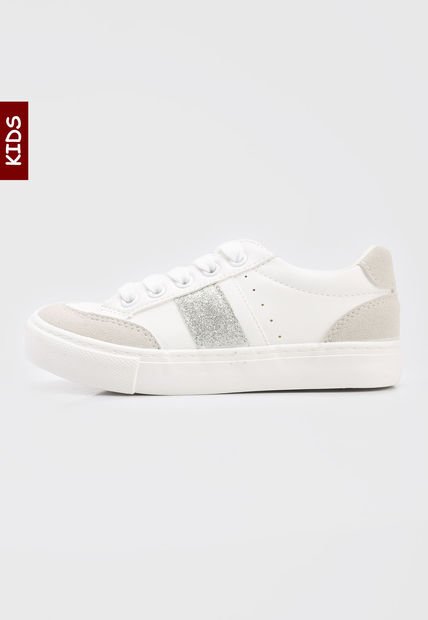 Tenis Lifestyle Blanco-Gris-Plateado Royal County Of Berkshire Polo Club Kids
