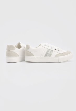 Tenis Lifestyle Blanco-Gris-Plateado Royal County Of Berkshire Polo Club Kids