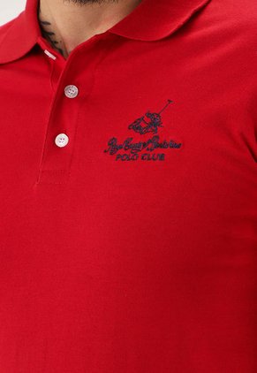 Polo Rojo-Azul Navy Royal County Of Berkshire Polo Club