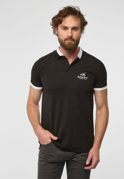Polo Negro-Blanco Royal County Of Berkshire Polo Club