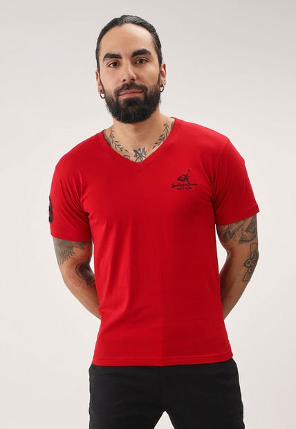 Camiseta Rojo-Negro Royal County Of Berkshire Polo Club