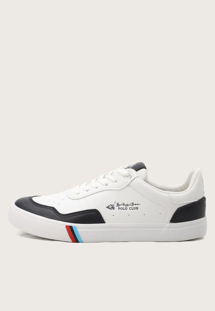 Tenis Lifestyle Blanco-Azul Navy Royal County of Berkshire Polo Club