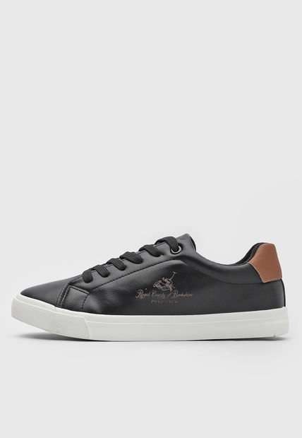 Tenis Lifestyle Negro-Blanco-Café Royal County of Berkshire Polo Club