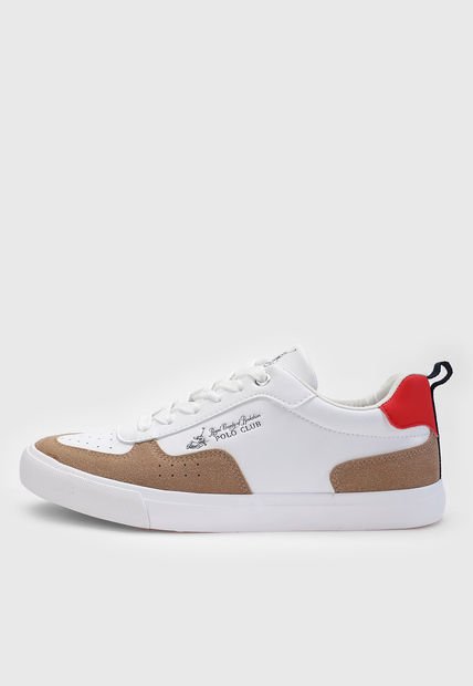 Tenis Lifestyle Blanco-Ocre-Rojo Royal County of Berkshire Polo Club