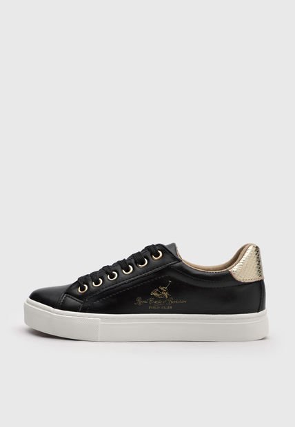 Tenis Lifestyle Negro-Dorado-Blanco Royal County of Berkshire Polo Club