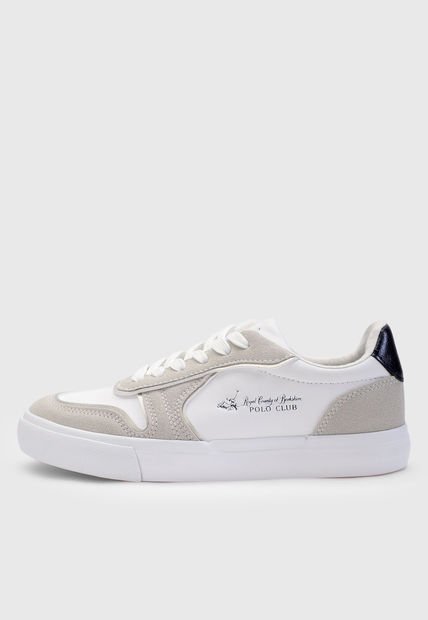 Tenis Lifestyle Blanco-Gris-Azul Royal County of Berkshire Polo Club