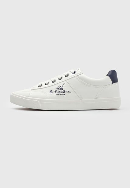 Tenis Lifestyle Blanco-Azul Navy Royal County of Berkshire Polo Club