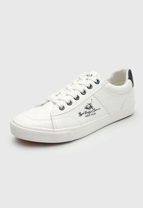 Tenis Lifestyle Blanco-Azul Navy Royal County of Berkshire Polo Club