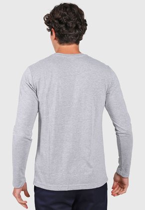 Camiseta Manga Larga Gris Royal County of Berkshire Polo Club